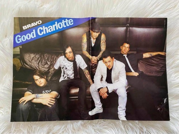 Retro Good Charlotte poszter 42x28 cm