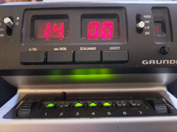 Retro Grundig rs rdi, 7programos 80 as vekbl