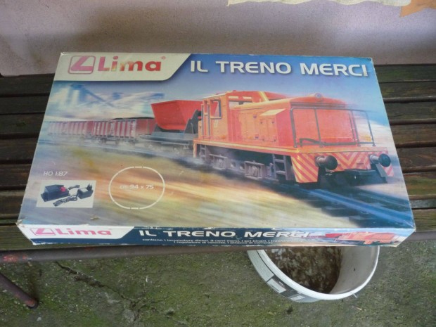 Retro H0 s lima il treno merci modell vast kszlet, jtk vonat