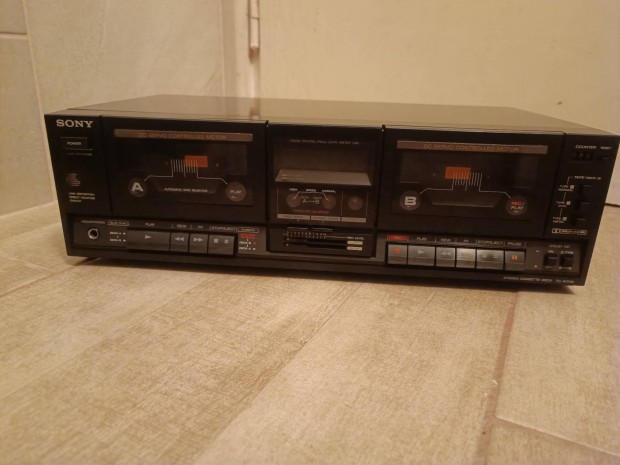 Retro HiFi Sony dupla- kazetts magn deck 