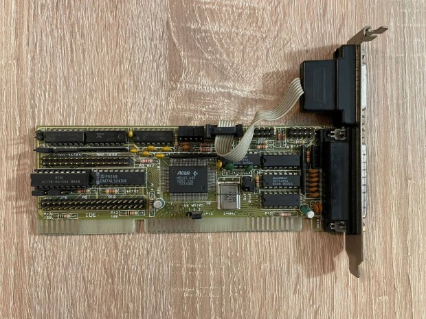 Retro ISA multifunkciós kártya ( soros, párhuzamos, floppy és hdd vezé