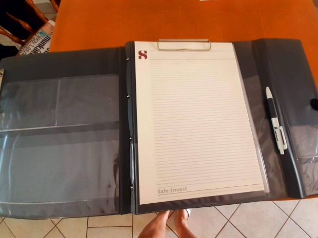 Retro IVP komplett mappa Osztrák biztosítási kellék a 90-es évekből