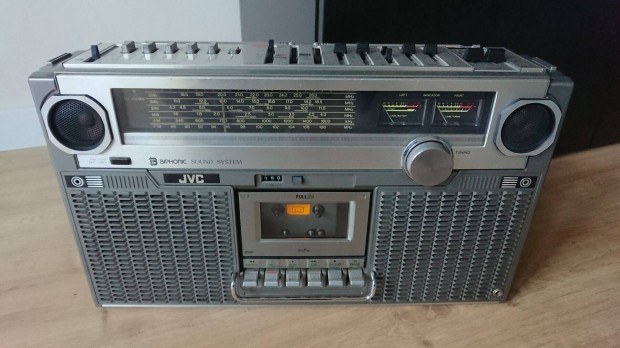 Retro JVC RC-828C sztere boombox kazetts magn kazetta lejtsz