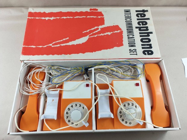 Retro Jtk Telefon Szett Dobozban Jugoszlv