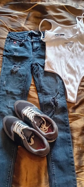 Retro Jeans ruhacsomag xs