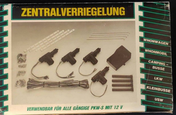 Retro Központizár készlet, Univerzális központi zár, új