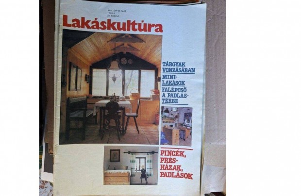 Retró Lakáskultúra magazinok 70-es, 80-as évekből. + Otthon magazinok