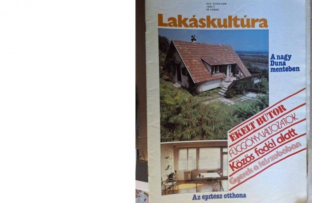 Retró Lakáskultúra magazinok 70-es, 80-as évekből. + Otthon magazinok