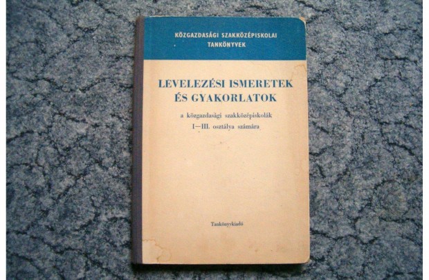 Retr Levelezsi ismeretek s gyakorlatok tanknyv, 1969