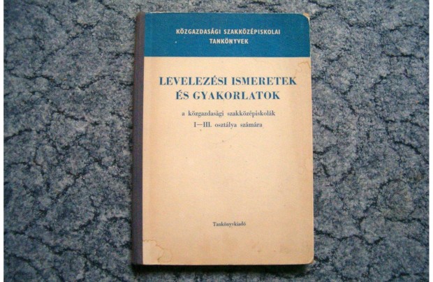 Retr Levelezsi ismeretek s gyakorlatok tanknyv, 1969