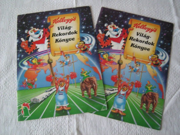 Retr Magazin 1992. Kelloggs. Vilg Rekordok Knyve. 3 db