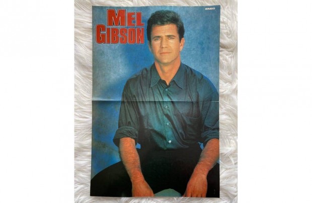 Retro Mel Gibson poszter a 90-es vekbl 42x28 cm