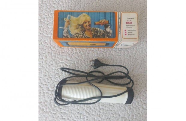 Retro NDK Aka Electric hajszárító eredeti csomagolásában
