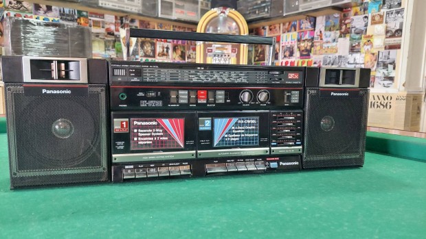 Retr Panasonic RX-CW30 boombox kazetts magn