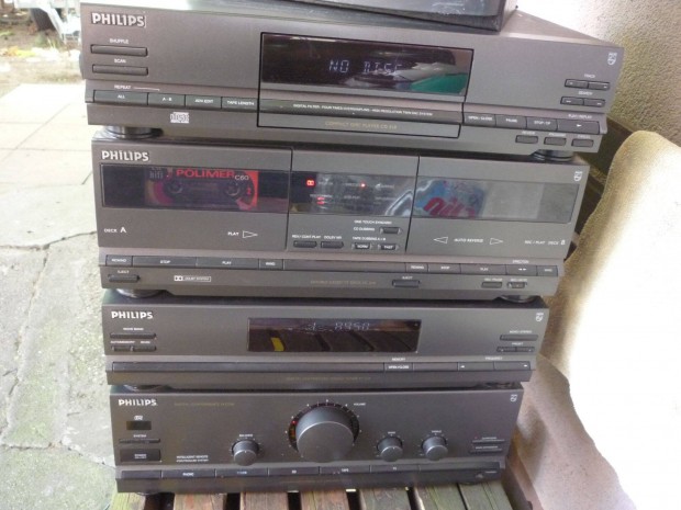 Retro Philips Hi-Fi mini torony hibs