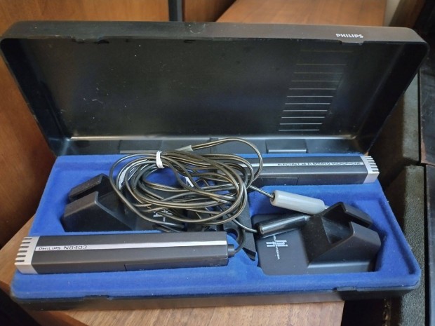 Retr Philips Hifi mikrofon kszlet