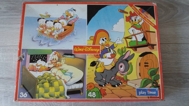 Retro Playtime Walt Disney Donald kacsa puzzle