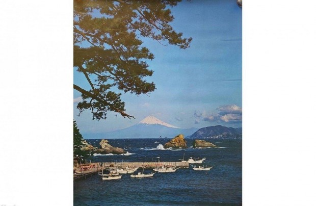 Retro Poszter 67 x 84 cm., Fudzsijma Az Izu- Flsziget Fell