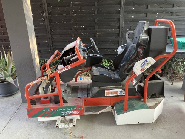 Retr Sega Rally 2 jtkgp szimultor konzol