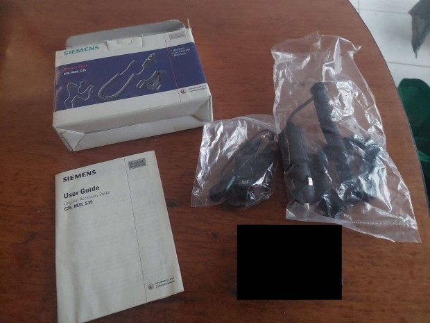 Retro Siemens autós,töltő,fülhallgató ,dobozzal,papirral(S35,M35,C35)