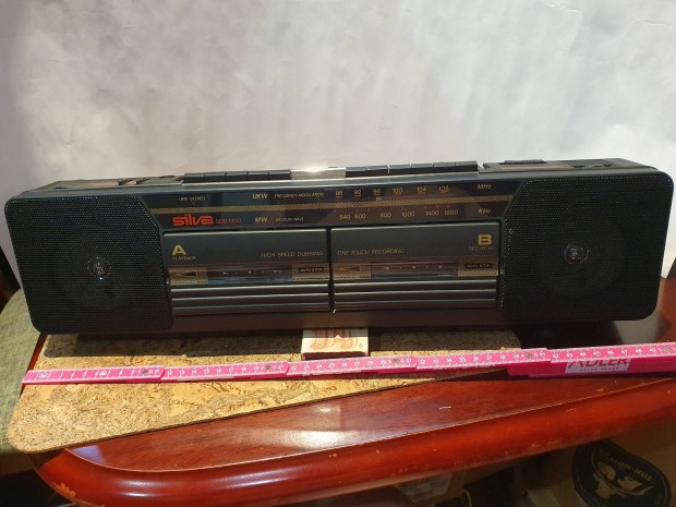 Retro Silva SDD 1200 rdismagn kazetta boombox