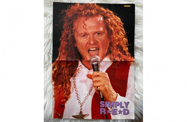 Retro Simply Red poszter a 90-es évekből 42x28 cm