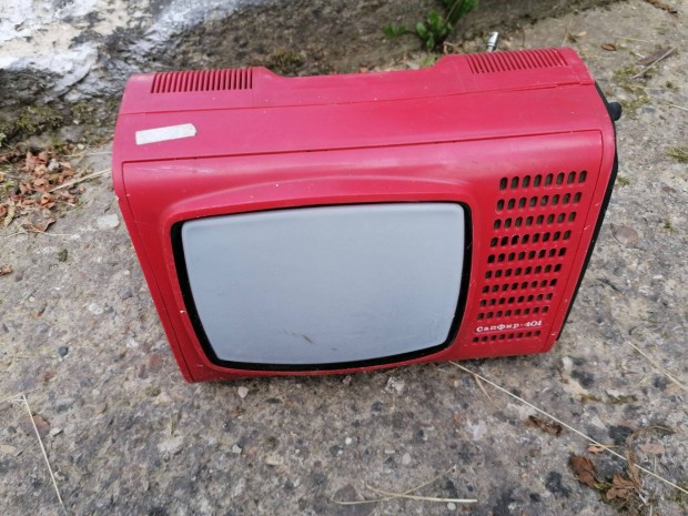 Retro Szovjet Piros kis TV gyjemnybe "dekornak"Nem Junoszty!3999Ft