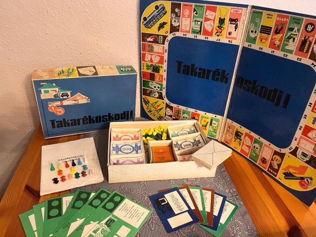 Retro Takarékoskodj! társasjáték