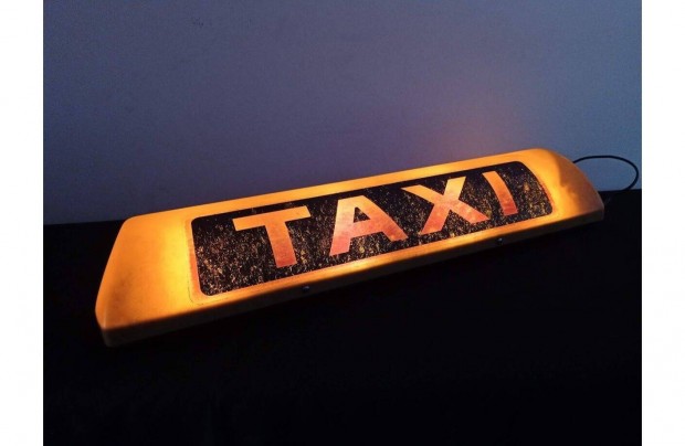 Retro Taxi asztali egyedi design lmpa