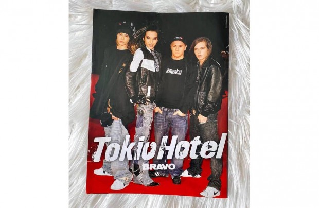 Retro Tokio Hotel poszter 28x20 cm