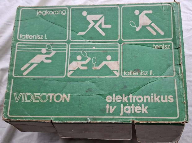 Retro Videoton elektronikus tv jtk doboza