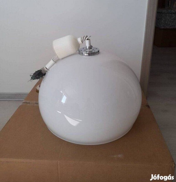 Retró! Csillár szép állapotban. Nagy búrájának átmérője 55 cm