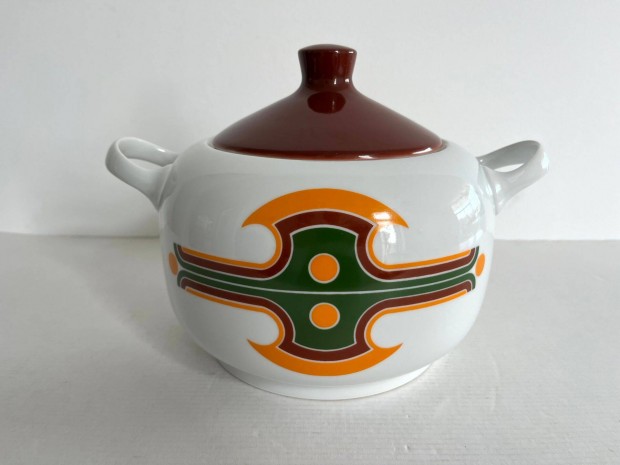 Retro, vintage Alfldi porceln Bella, menza mints, leveses tl