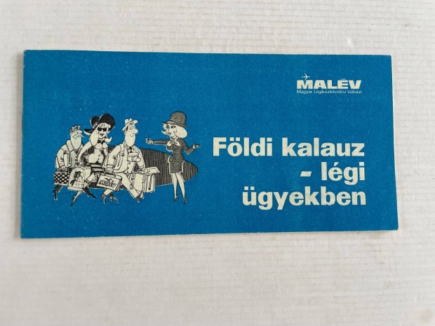 Retro, vintage MALV kiadvny: Fldi kalauz lgi gyekben - 1983