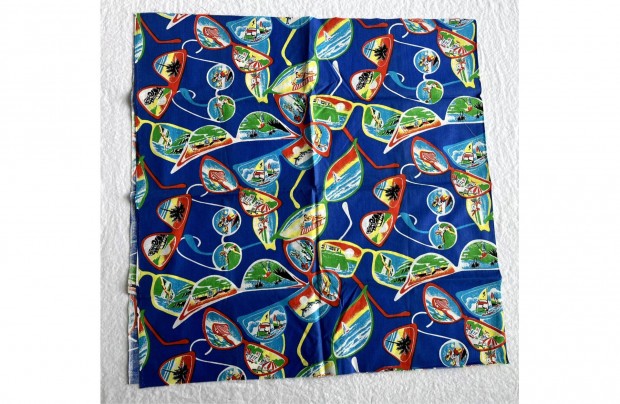 Retro, vintage anyagok, pamutvszon anyag, textil