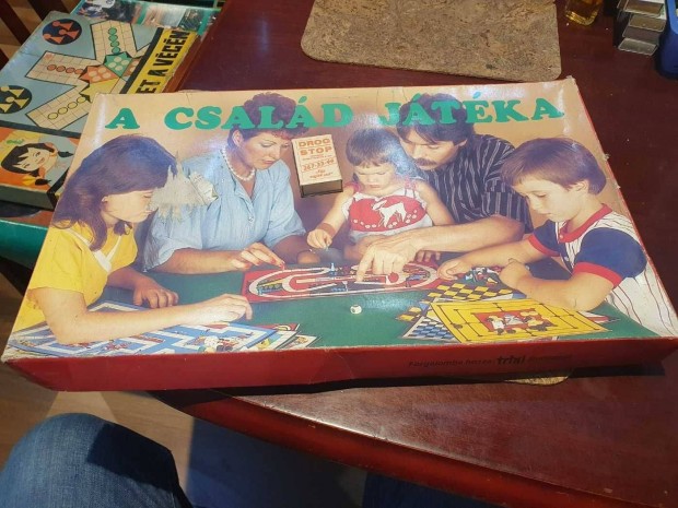 Retro a család játéka hiánytalan társasjáték plastolus trial 2