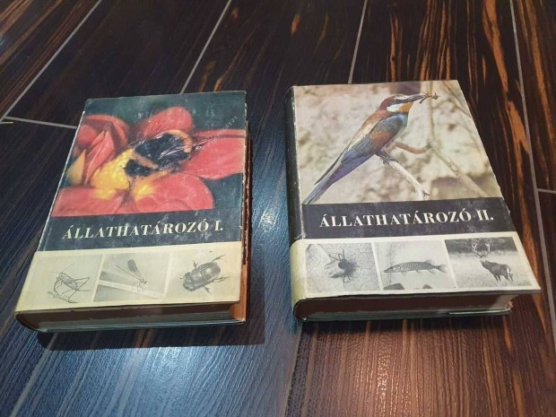 Retro állathatározó lexikon I. II. gazdagon illusztálva könyv természe
