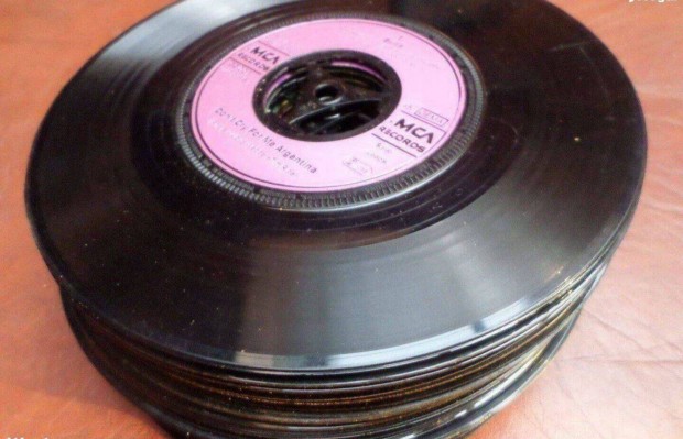 Retro bakelit kislemez 34 db vilgzene lemez