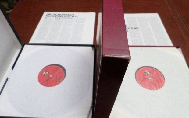 Retro bakelit lemez gyűjtemény német újszerű