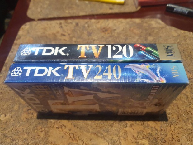 Retro bontatlan TDK VHS videó kazetták 2db együtt szocreál kádár