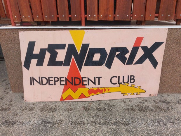 Retr cgtbla, reklmtbla Hendrix Independent Club 200cmx100cm Rock