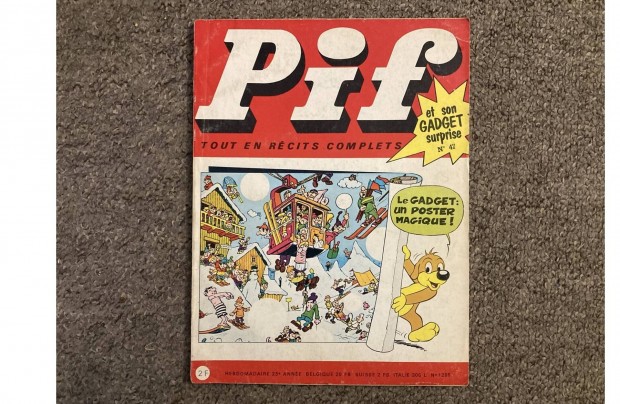 Retr rdekessg! 1970-es Pif Gadget kpregny jsgok