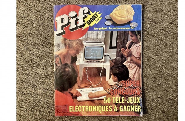 Retr rdekessg! Pif Gadget 1979-es kpregny magazinok