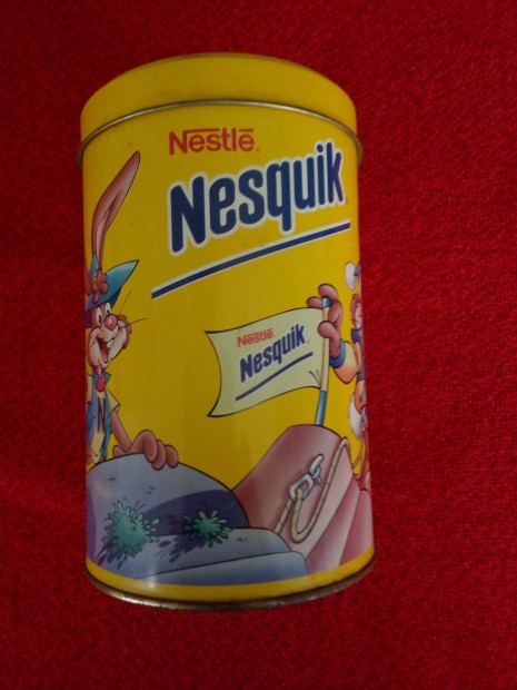 Retr fmdoboz, Nestl Nesquik nagymret doboz. 12x18 cm