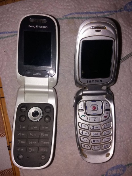 Retro flipperes ezst telefon Samsung Sony Ericsson Z310i 3900Ft