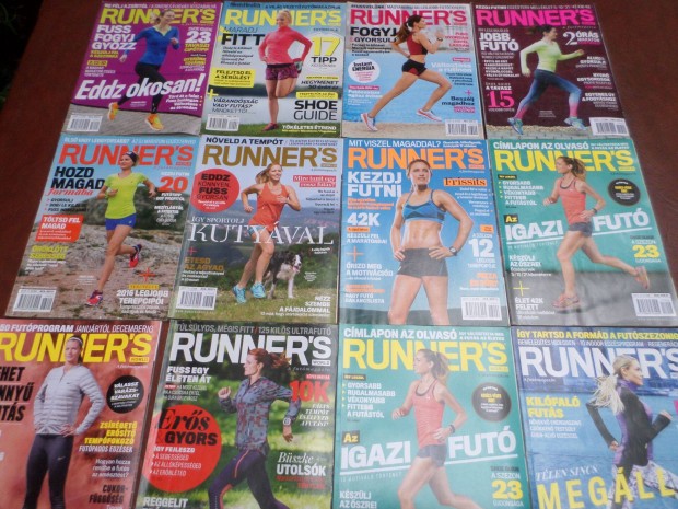 Retro fut� �js�g Runners magazin 12 db