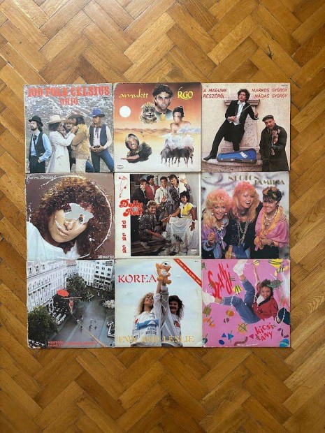 Retro hanglemez bakelit vinyl LP gyjtemny (1983-1989)