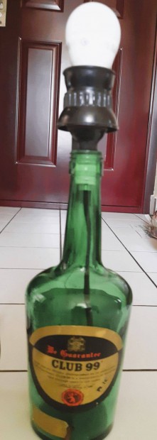 Retro hangulatvilágítás Club 99 whiskys üveg