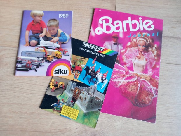 Retro jtk barbie britains siku mini katalgusok