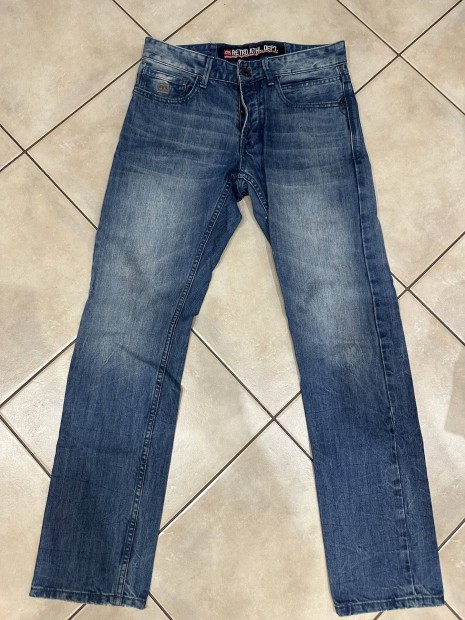 Retro jeans farmer egyenes szr 29-es, jszer 